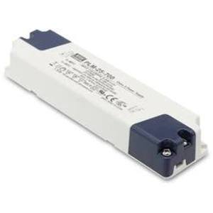 LED driver konstantní proud Mean Well PLM-25-1050, 25 W (max), 1.05 A, 14 - 24 V/DC