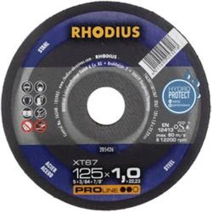 Řezný kotouč rovný Rhodius 205710, XT67 Průměr 180 mm 1 ks