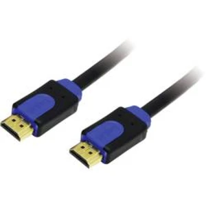 HDMI kabel LogiLink [1x HDMI zástrčka - 1x HDMI zástrčka] černá 10.00 m