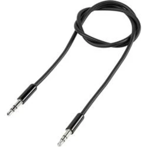 Jack audio kabel SpeaKa Professional SP-7870044, 1.00 m, černá