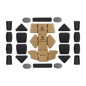 Polstrovanie do helmy EPIC Combat Pads System Team Wendy® – Coyote Brown (Farba: Coyote Brown, Veľkosť: M/L)