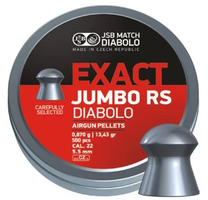 Diabolky Exact Jumbo RS 5.52 mm JSB® / 250 ks (Farba: Viacfarebná)