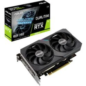 Grafická karta Asus Nvidia GeForce RTX 3060 Ti Dual Mini, 8 GB