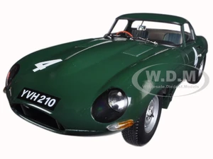 Jaguar Lightweight E-Type Sutcliffe YVH210 4 Green 1/18 Diecast Model Car by Paragon Models