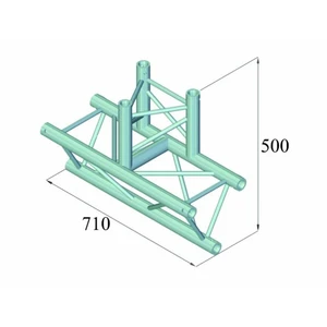 Alutruss TRILOCK 6082AT-38 3-bodová rampa T-kus 90 °