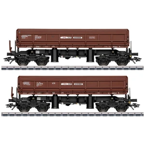 Märklin 48460 H0 súprava 2 vozňov Wiebe s bočným sklápačom, MHI