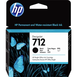 HP Ink cartridge 712 originál Single čierna 3ED71A