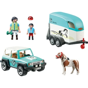 PLAYMOBIL® 70511 Auto s přívěsem na poníky