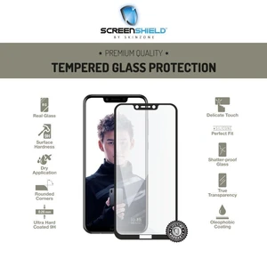 Védőüveg Screenshield 3D  Honor Play, Full Cover Black - Élettartam garancia