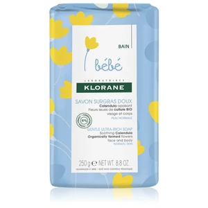 Klorane Bébé Calendula vyživujúce mydlo pre deti od narodenia 250 g