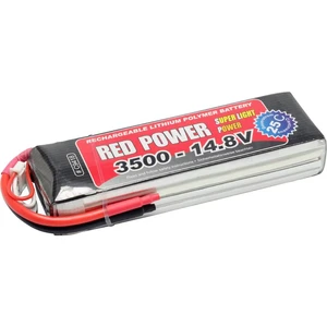 Red Power akupack Li-Pol 14.8 V 3500 mAh Počet článkov: 4 25 C SoftCase otvorené káblové koncovky