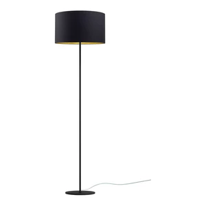 Čierno-zlatá stojacia lampa Sotto Luce Mika, ⌀ 40 cm