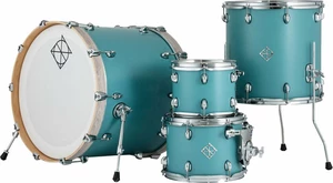 Dixon PODCSTM422-01-QB Cornerstone Maple Shellset Satin Quetzal Blue