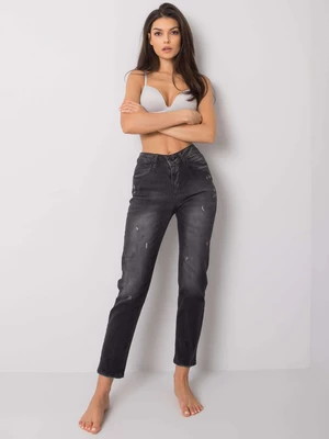 Dark grey mom jeans Ladonne