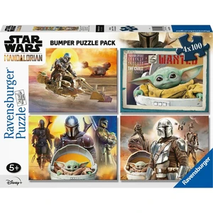 Ravensburger Puzzle Mandalorian 4 x 100 dílků