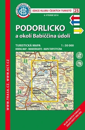 KČT 25 Podorlicko a okolí Babiččina údolí