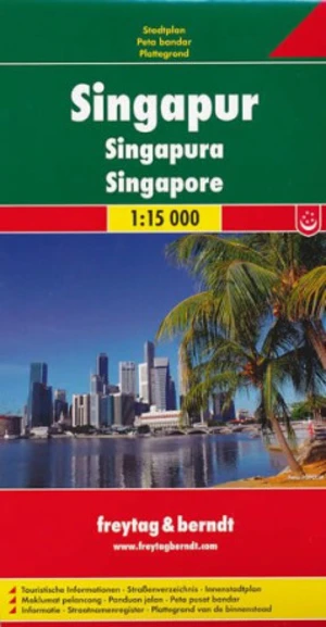 PL 525 Singapur 1:15 000 / plán města