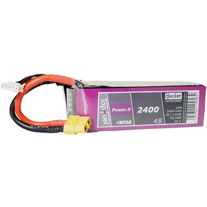 Hacker akupack Li-Pol 14.8 V 2400 mAh Počet článkov: 4 35 C SoftCase XT60