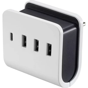 VOLTCRAFT  VC-11374055 USB nabíjačka do zásuvky (230 V) Výstupný prúd (max.) 4.8 A 4 x USB , USB-C ™ zásuvka