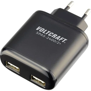 VOLTCRAFT SPAS-2400/2+ VC-11332175 USB nabíjačka do zásuvky (230 V) Výstupný prúd (max.) 4800 mA 2 x USB