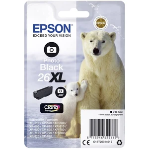 Epson Ink T2631, 26XL originál  foto čierna C13T26314012