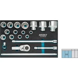 Hazet  súprava nástrčných kľúčov metrický 3/4" (20 mm) 20-dielna 163-406/20