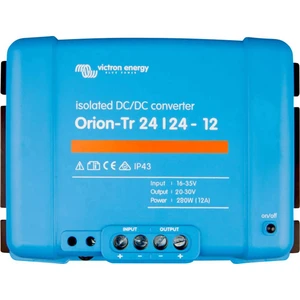 Victron Energy Orion-Tr 24/24-12A DC / DC menič napätia do auta 24 V/DC - 24 V/DC/12 A 280 W