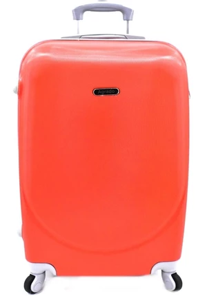 Cestovní kufr skořepinový na čtyřech kolečkách Agrado (L) 90l - červená