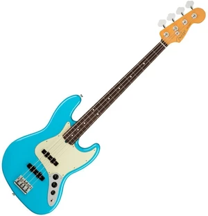 Fender American Professional II Jazz Bass RW Miami Blue E-Bass