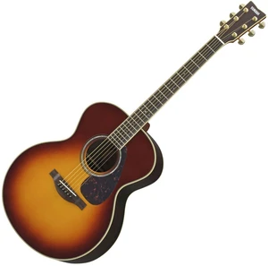 Yamaha LJ 6 A.R.E. BS Brown Sunburst Jumbo Elektro-Akustikgitarren