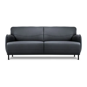 Modrá kožená pohovka Windsor & Co Sofas Neso, 175 x 90 cm