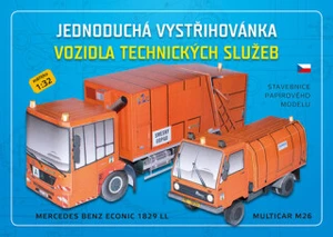 Jednoduchá vystřihovánka Vozidla technických služeb