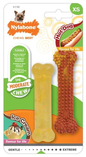 Nylabone Healthy Edibles Moderate Multip Balenie pre Malé Psy XS