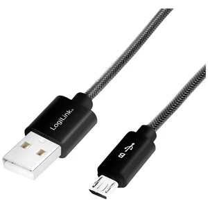 LogiLink #####USB-Kabel USB 2.0 #####USB-A Stecker, #####USB-Micro-B Stecker 1.00 m čierna