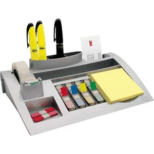 Post-it Desk Organizer C50 7000062207 stolný organizér strieborná (metalíza) Počet priehradiek: 7