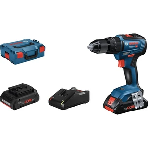 Bosch Professional GSB 18V-55 -aku príklepová vŕtačka  + púzdro, + 2. akumulátor