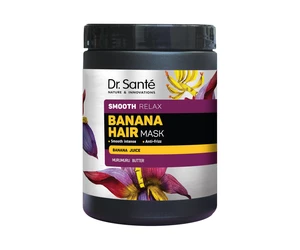 Maska pro uhlazení vlasů Dr. Santé Smooth Relax Banana Hair Mask - 1000 ml + dárek zdarma