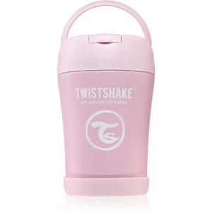 Twistshake Stainless Steel Food Container Pink termoska na jedlo 350 ml