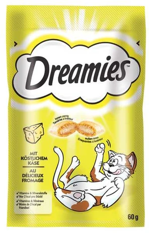 Dreamies Vankúšiky Syr 60g