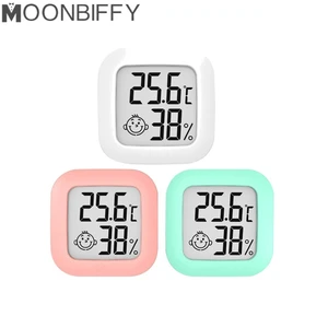 Mini LCD Digital Thermometer Hygrometer Indoor Room Electronic Temperature Humidity Meter Sensor Gauge Weather Station for Home