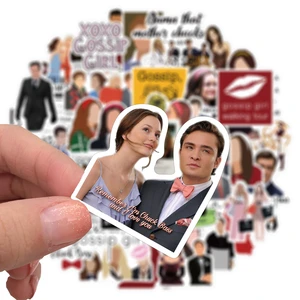 10/50pcs/pack Gossip Girl TV Show Graffiti Stickers For Furniture Wall Desk DIY Chair Toy Car Trunk Computer Decal TV Motorcycle