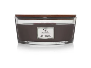 WoodWick Vonná svíčka loď Sand & Driftwood 453,6 g