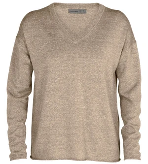 Svetr Icebreaker  Flaxen LS V Sweater