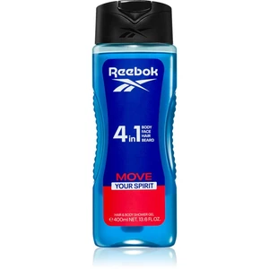 Reebok Move Your Spirit osvěžující sprchový gel 4 v 1 400 ml