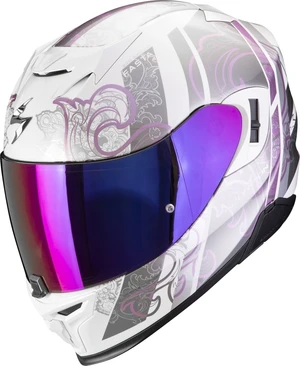 Scorpion EXO 520 EVO AIR FASTA White/Purple S Casque