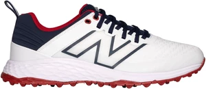 New Balance Contend Mens Golf Shoes White/Navy 42 Calzado de golf para hombres
