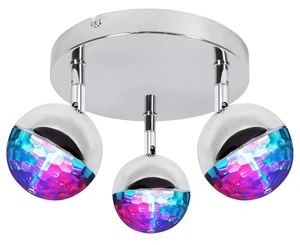 Stropná lampa RGB LED 3x3W