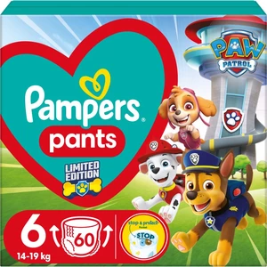 Pampers Pants Paw Patrol Size 6 jednorázové plenkové kalhotky 14-19 kg 60 ks