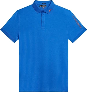 J.Lindeberg Tour Tech Reg Fit Mens Polo Nautical Blue Melange M Polo-Shirt