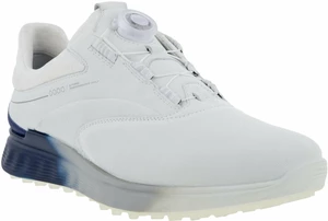 Ecco S-Three BOA Mens Golf Shoes White/Blue Dephts/White 43